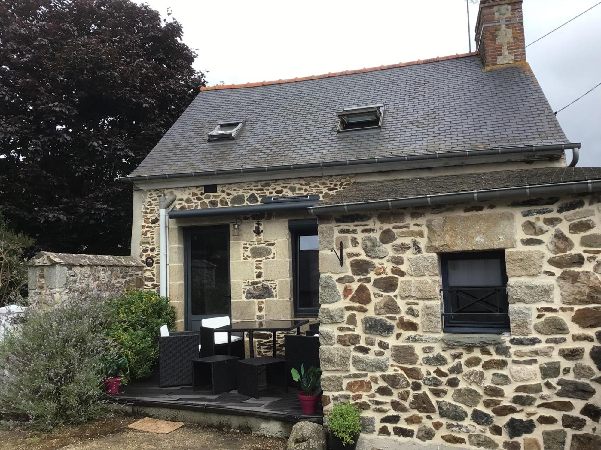 Maison En Pierre A La Campagne Proche De La Mer Plourhan Buitenkant foto